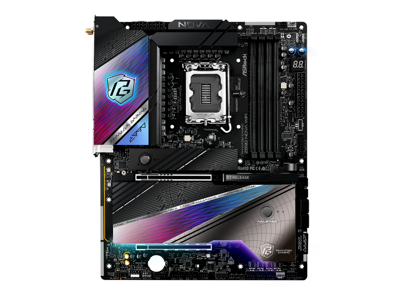 ASRock Z890 NOVA WIFI Mainboard - Intel Z890 - Intel LGA1851 - DDR5 RAM - ATX