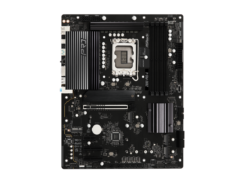 ASRock Z890 PRO-A Mainboard - Intel Z890 - Intel LGA1851 - DDR5 RAM - ATX