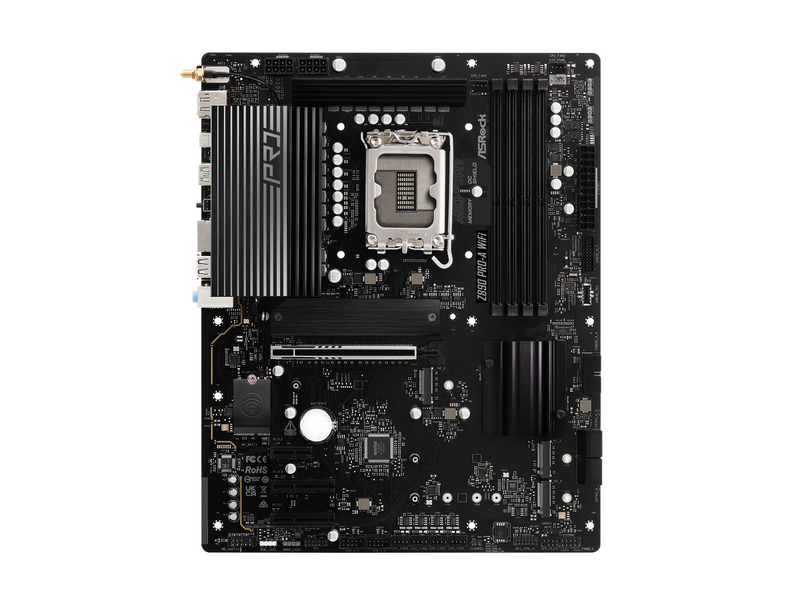 ASRock Z890 PRO-A WIFI Mainboard - Intel Z890 - Intel LGA1851 - DDR5 RAM - ATX