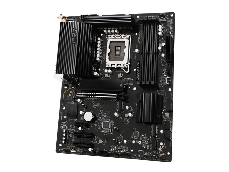 ASRock Z890 PRO-A WIFI Mainboard - Intel Z890 - Intel LGA1851 - DDR5 RAM - ATX
