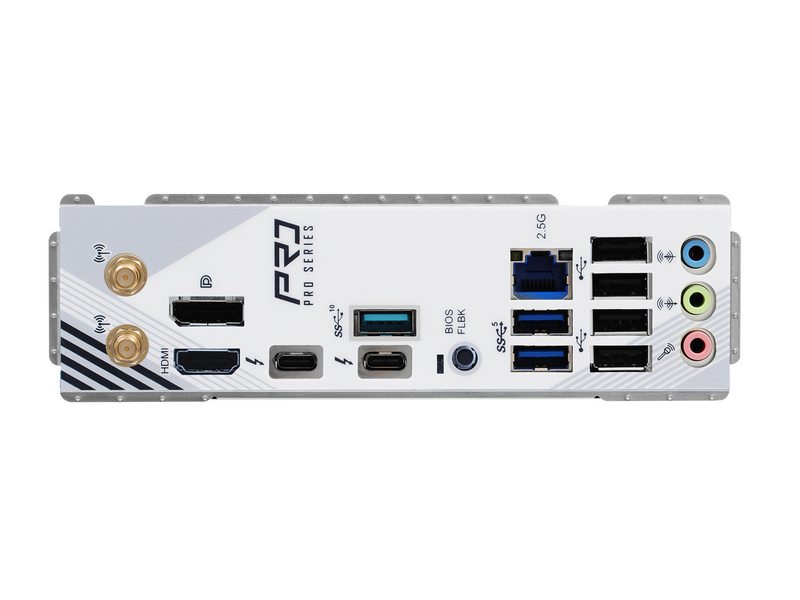 ASRock Z890 PRO RS WIFI WHITE Mainboard - Intel Z890 - Intel LGA1851 - DDR5 RAM - ATX