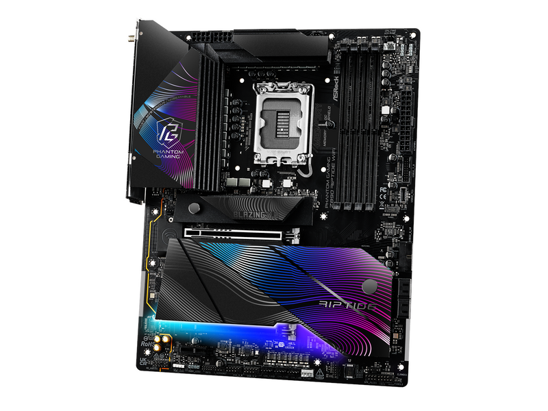 ASRock Z890 RIPTIDE WIFI Mainboard - Intel Z890 - Intel LGA1851 - DDR5 RAM - ATX