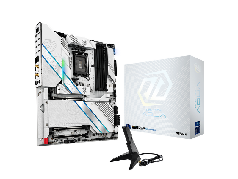 ASRock Z890 TAICHI AQUA Mainboard - Intel Z890 - Intel LGA1851 - DDR5 RAM - Extended ATX