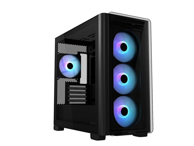 ASUS A23 PLUS TG ARGB BLACK - Gehäuse - Miditower - Schwarz