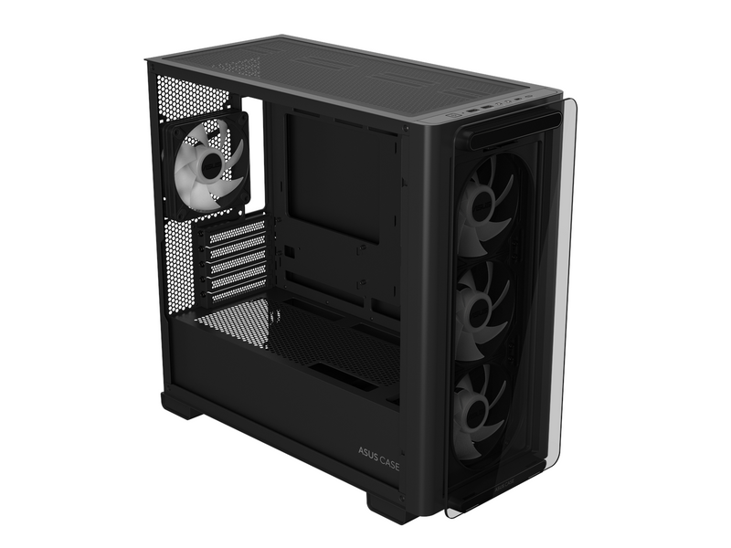 ASUS A23 PLUS TG ARGB BLACK - Gehäuse - Miditower - Schwarz