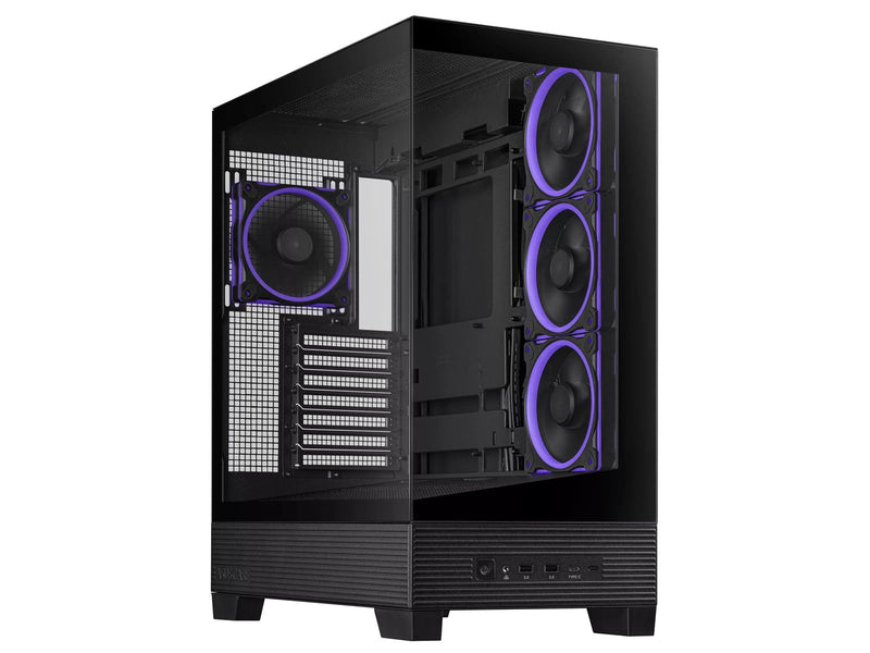 ASUS A31 PLUS TG ARGB BLACK - Gehäuse - Miditower - Schwarz