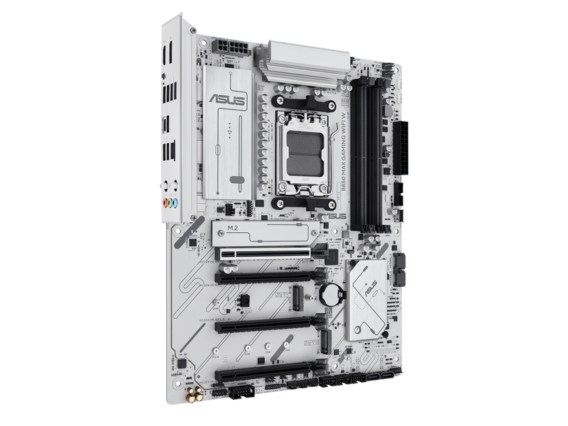 ASUS B850 MAX GAMING WIFI WHITE Mainboard - AMD B850 - AMD AM5 - DDR5 RAM - ATX