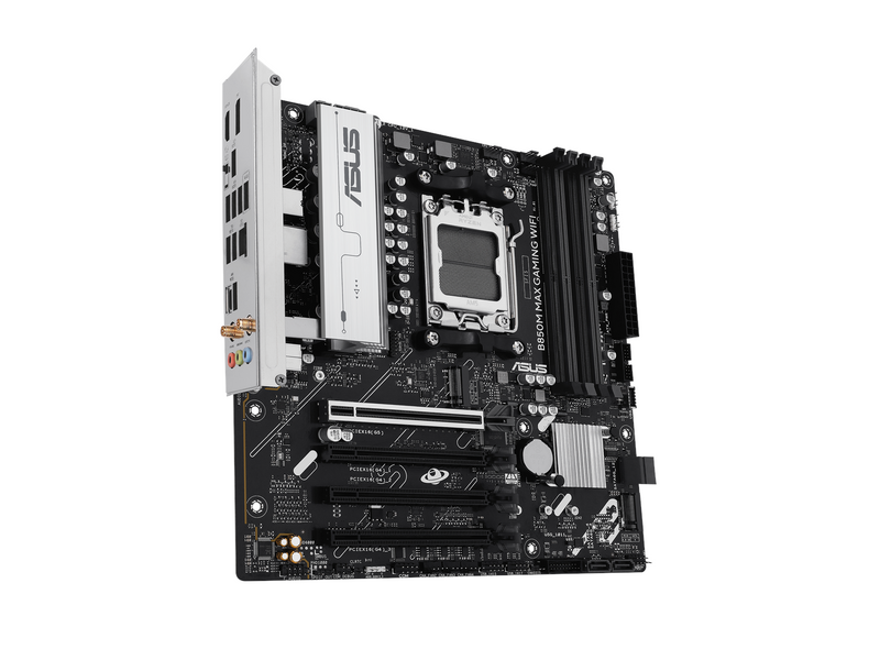 ASUS B850M MAX GAMING WIFI Mainboard - AMD B850 - AMD AM5 - DDR5 RAM - Micro-ATX