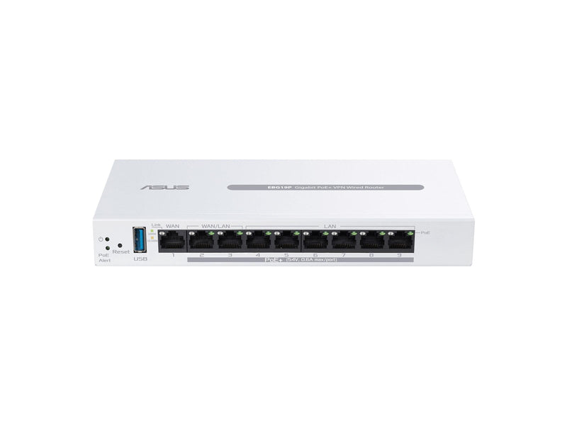 ASUS ExpertWifi 9-Port Gigabit PoE+ VPN Wired Router - Router