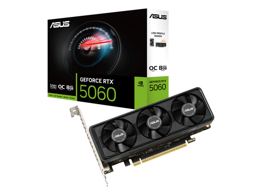 ASUS GeForce RTX 5060 Low Profile BRK OC - 8GB GDDR7 RAM - Grafikkarte