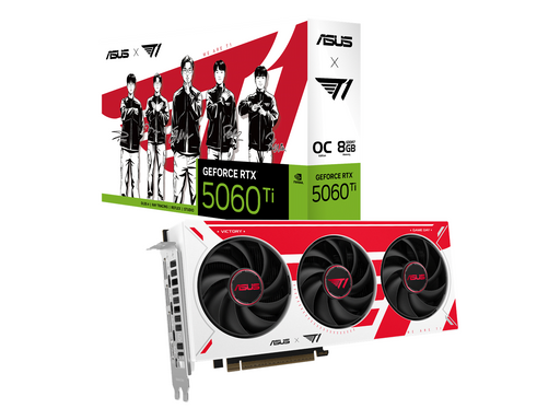ASUS GeForce RTX 5060 Ti T1 OC - 8GB GDDR7 RAM - Grafikkarte