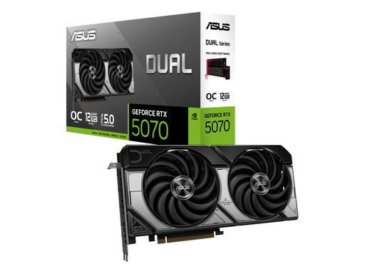ASUS GeForce RTX 5070 DUAL OC - 12GB GDDR7 RAM - Grafikkarte