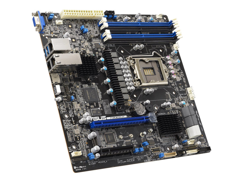 ASUS P12R-M/10G-2T Mainboard - Intel C252 - Intel LGA1200 - DDR4 RAM - Micro-ATX