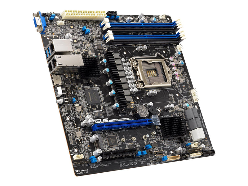 ASUS P12R-M/10G-2T Mainboard - Intel C252 - Intel LGA1200 - DDR4 RAM - Micro-ATX