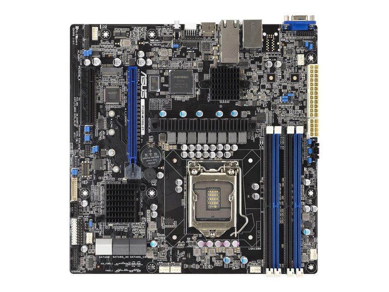 ASUS P12R-M/10G-2T Mainboard - Intel C252 - Intel LGA1200 - DDR4 RAM - Micro-ATX