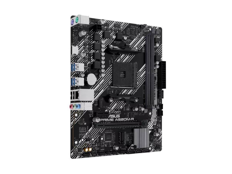 ASUS PRIME A520M-R Mainboard - AMD A520 - AMD AM4 - DDR4 RAM - Micro-ATX