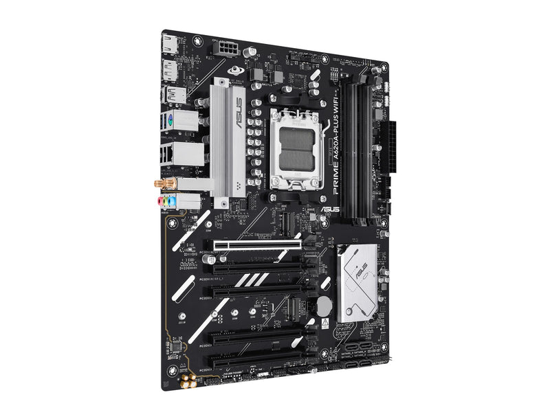 ASUS PRIME A620A-PLUS WIFI Mainboard - AMD A620A - AMD AM5 - DDR5 RAM - ATX