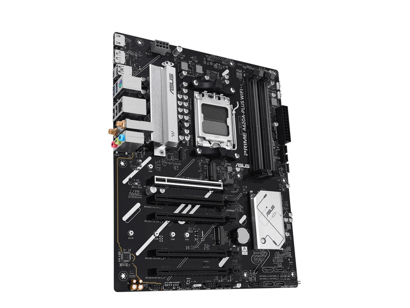 ASUS PRIME A620A-PLUS WIFI Mainboard - AMD A620A - AMD AM5 - DDR5 RAM - ATX
