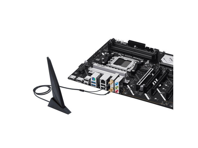 ASUS PRIME A620A-PLUS WIFI Mainboard - AMD A620A - AMD AM5 - DDR5 RAM - ATX