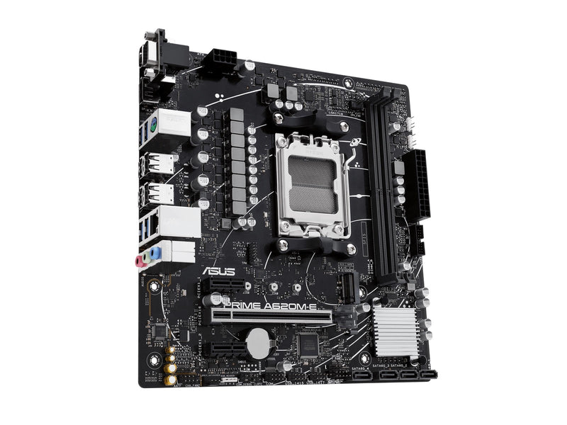 ASUS PRIME A620M-E-CSM Mainboard - AMD A620 - AMD AM5 - DDR5 RAM - Micro-ATX