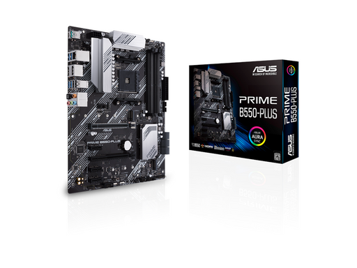 ASUS PRIME B550-PLUS Mainboard - AMD B550 - AMD AM4 - DDR4 RAM - ATX