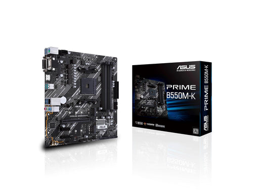 ASUS PRIME B550M-K Mainboard - AMD B550 - AMD AM4 - DDR4 RAM - Micro-ATX
