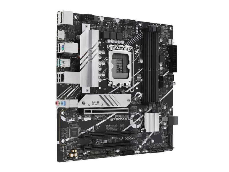 ASUS PRIME B760M-A D4-CSM (V2) Mainboard - Intel B760 - Intel LGA1700 - DDR4 RAM - Micro-ATX