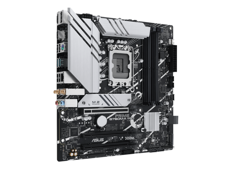 ASUS PRIME B760M-A WIFI (V2) Mainboard - Intel B760 - Intel LGA1700 - DDR5 RAM - Micro-ATX