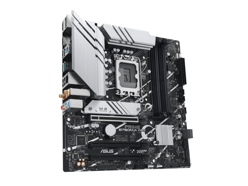 ASUS PRIME B760M-A WIFI (V2) Mainboard - Intel B760 - Intel LGA1700 - DDR5 RAM - Micro-ATX