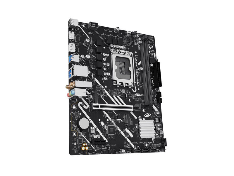 ASUS PRIME B760M-F WIFI Mainboard - Intel B760 - Intel LGA1700 - DDR5 RAM - Micro-ATX