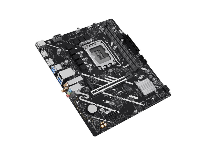 ASUS PRIME B760M-F WIFI Mainboard - Intel B760 - Intel LGA1700 - DDR5 RAM - Micro-ATX