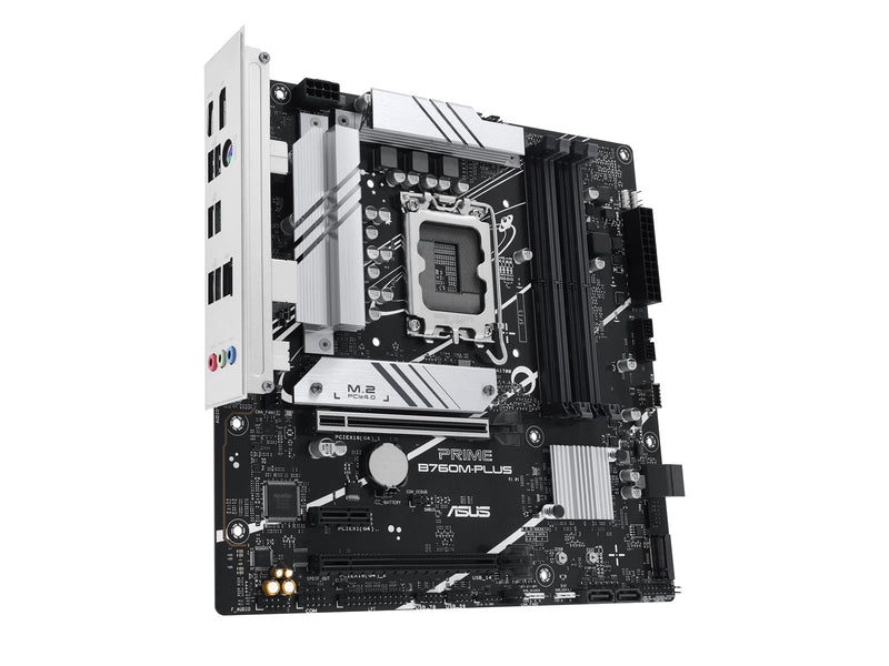 ASUS PRIME B760M-PLUS Mainboard - Intel B760 - Intel LGA1700 - DDR5 RAM - Micro-ATX