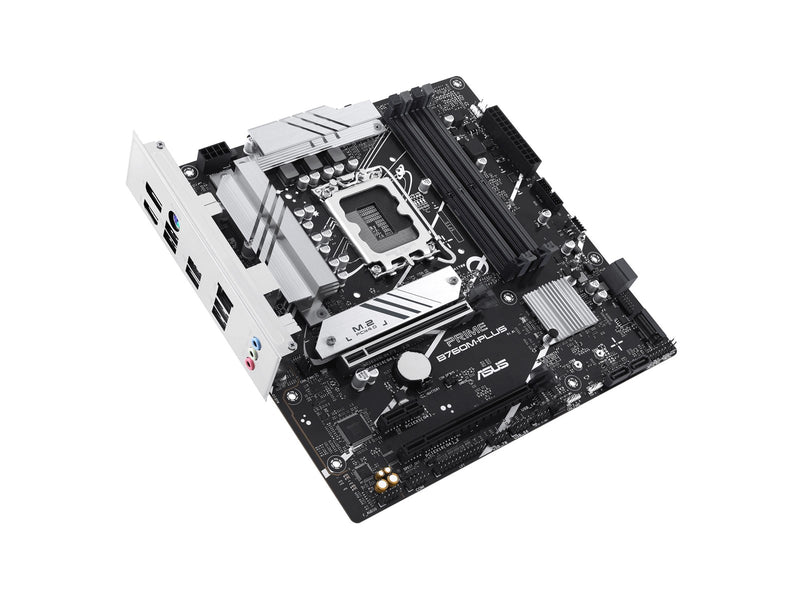 ASUS PRIME B760M-PLUS Mainboard - Intel B760 - Intel LGA1700 - DDR5 RAM - Micro-ATX