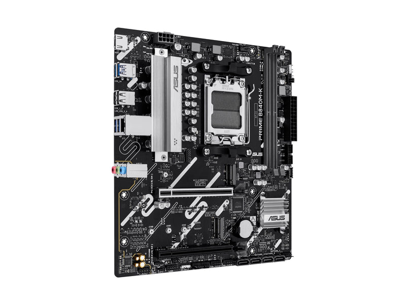 ASUS PRIME B840M-K Mainboard - AMD B840 - AMD AM5 - DDR5 RAM - Micro-ATX