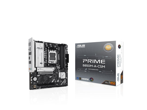 ASUS PRIME B850M-A-CSM Mainboard - AMD B850 - AMD AM5 - DDR5 RAM - Micro-ATX