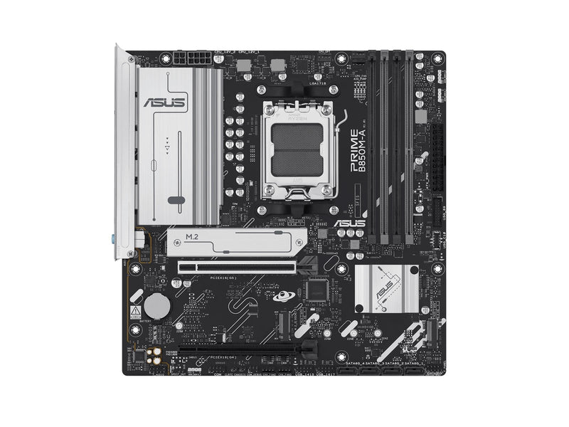 ASUS PRIME B850M-A-CSM Mainboard - AMD B850 - AMD AM5 - DDR5 RAM - Micro-ATX