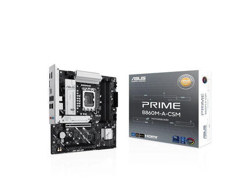 ASUS PRIME B860M-A-CSM Mainboard - Intel B860 - Intel LGA1851 - DDR5 RAM - Micro-ATX