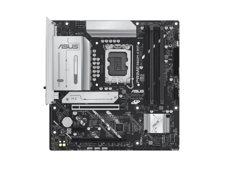 ASUS PRIME B860M-A WIFI Mainboard - Intel B860 - Intel LGA1851 - DDR5 RAM - Micro-ATX