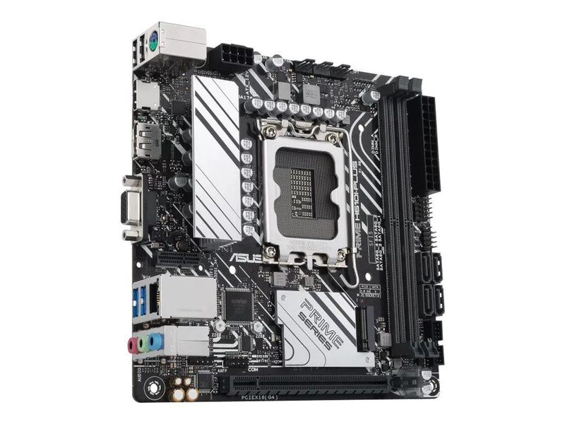 ASUS PRIME H610I-PLUS-CSM Mainboard - Intel H610 - Intel LGA1700 - DDR5 RAM - Mini-ITX