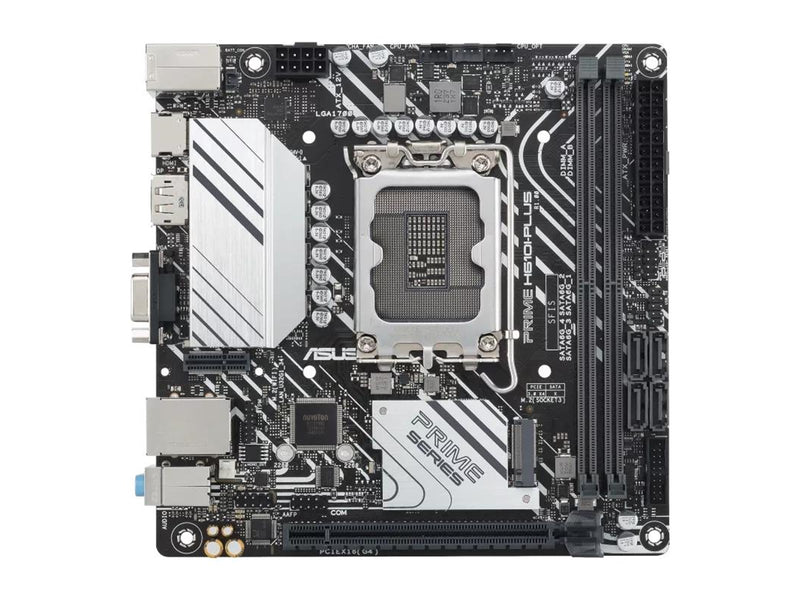 ASUS PRIME H610I-PLUS-CSM Mainboard - Intel H610 - Intel LGA1700 - DDR5 RAM - Mini-ITX