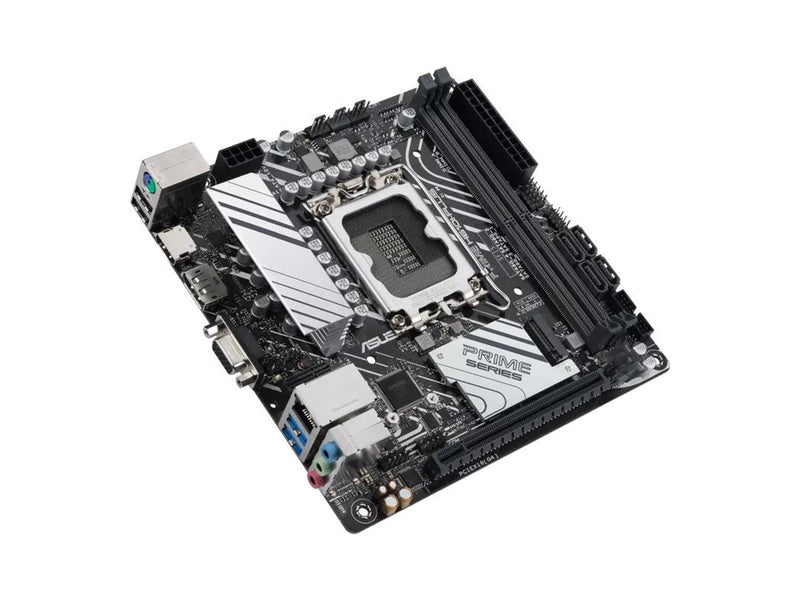 ASUS PRIME H610I-PLUS-CSM Mainboard - Intel H610 - Intel LGA1700 - DDR5 RAM - Mini-ITX