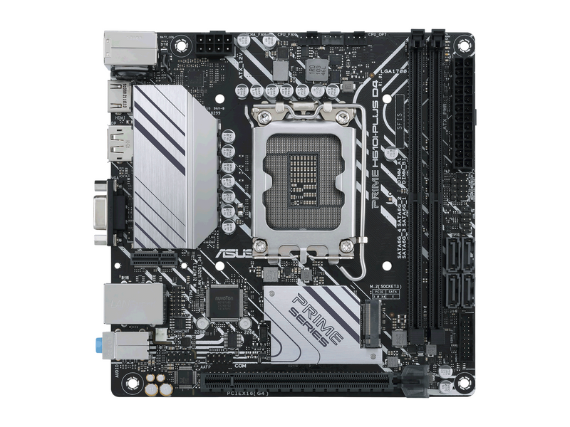 ASUS PRIME H610I-PLUS D4 Mainboard - Intel H610 - Intel LGA1700 - DDR4 RAM - Mini-ITX
