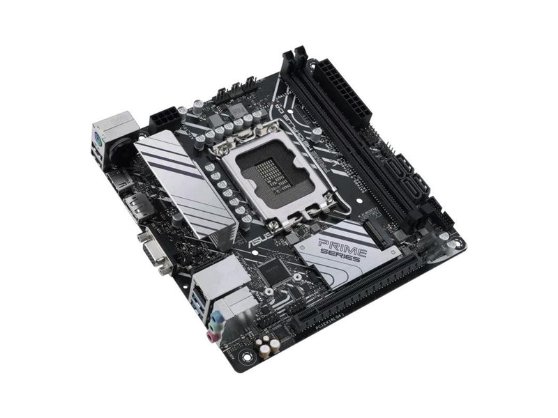 ASUS PRIME H610I-PLUS D4 Mainboard - Intel H610 - Intel LGA1700 - DDR4 RAM - Mini-ITX