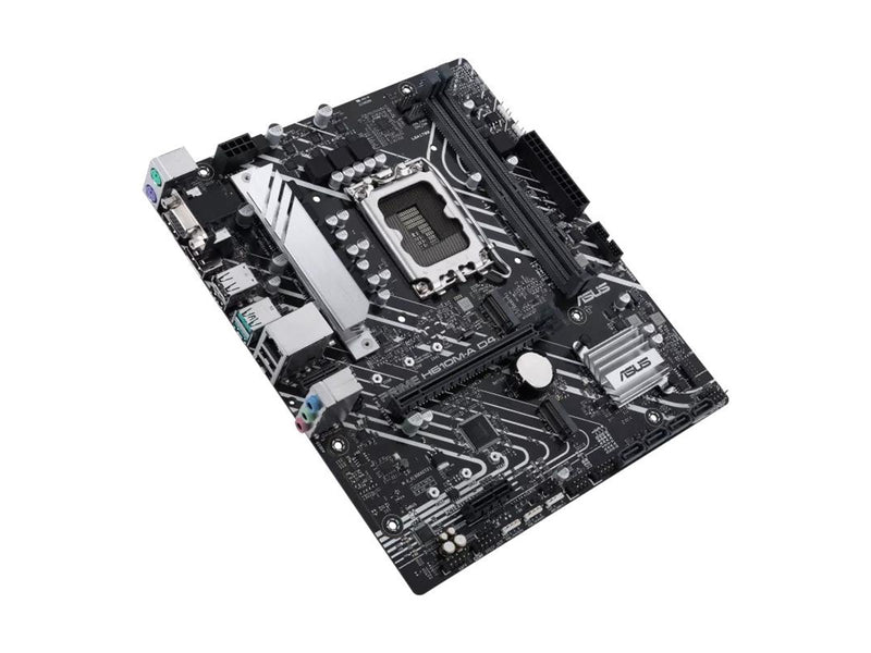 ASUS PRIME H610M-A D4-CSM Mainboard - Intel H610 - Intel LGA1700 - DDR4 RAM - Micro-ATX