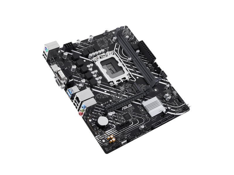 ASUS PRIME H610M-D Mainboard - Intel H610 - Intel LGA1700 - DDR5 RAM - Micro-ATX