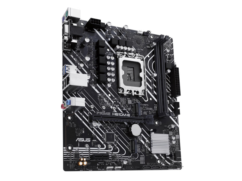 ASUS PRIME H610M-E-CSM Mainboard - Intel H610 - Intel LGA1700 - DDR5 RAM - Micro-ATX