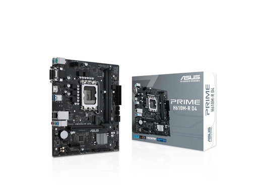 ASUS PRIME H610M-R D4 Mainboard - Intel H610 - Intel LGA1700 - DDR4 RAM - Micro-ATX
