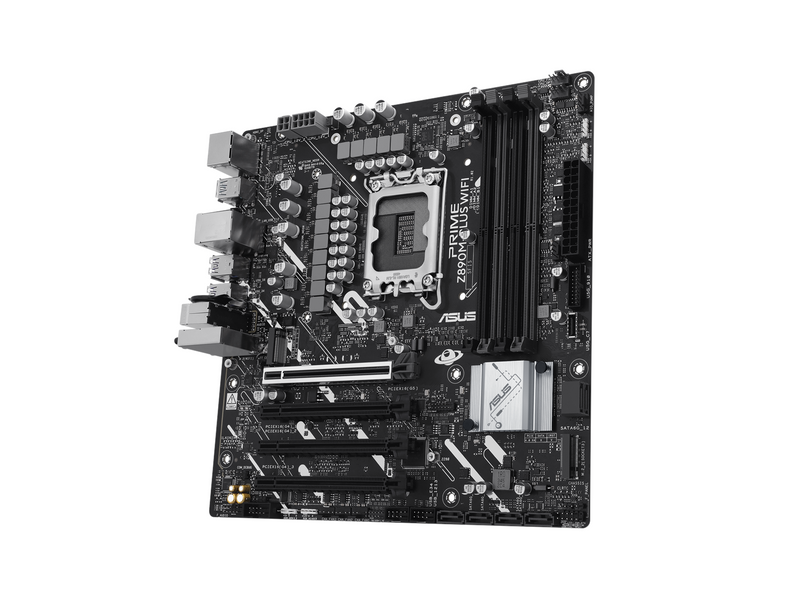 ASUS PRIME Z890M-PLUS WIFI Mainboard - Intel Z890 - Intel LGA1851 - DDR5 RAM - Micro-ATX