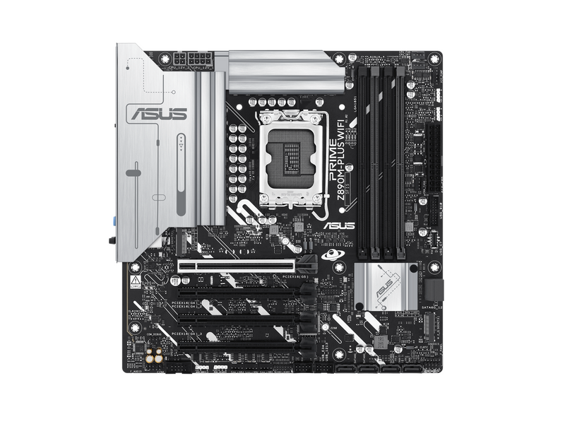 ASUS PRIME Z890M-PLUS WIFI Mainboard - Intel Z890 - Intel LGA1851 - DDR5 RAM - Micro-ATX