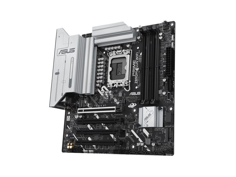 ASUS PRIME Z890M-PLUS WIFI Mainboard - Intel Z890 - Intel LGA1851 - DDR5 RAM - Micro-ATX